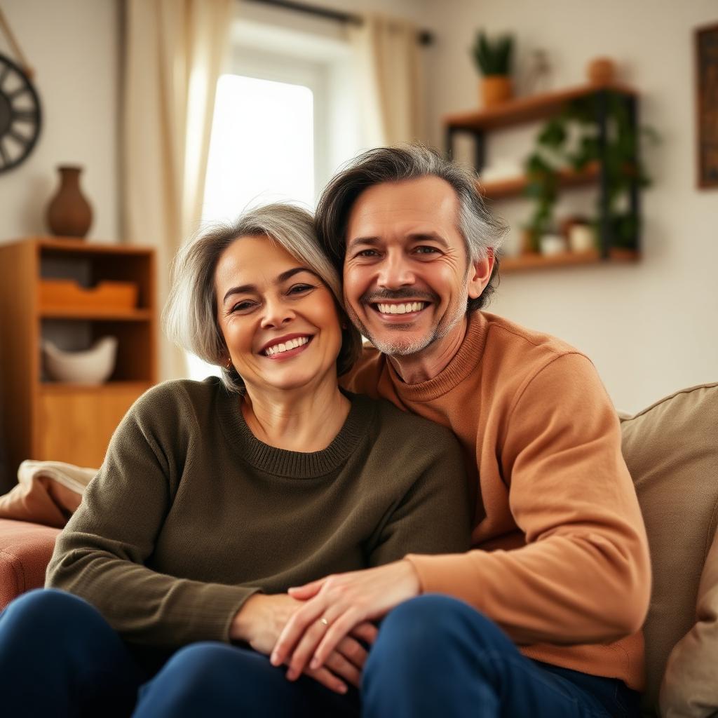 Confident happy couple enjoying life after using Rugiet TRT